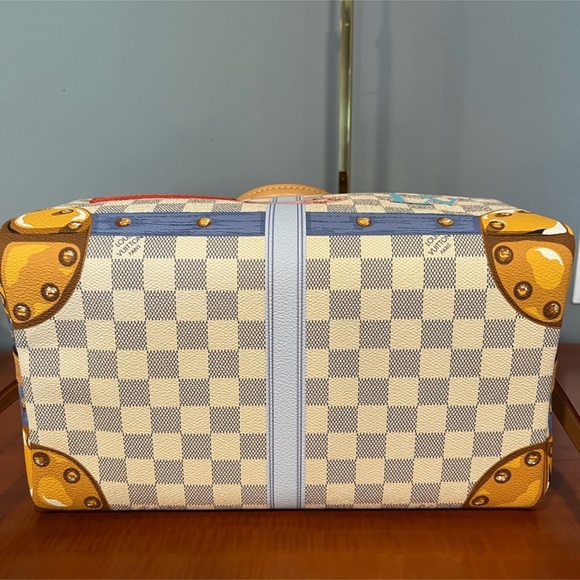 Louis Vuitton Damier Azur Summer Trunks Speedy Bag - Picture 8 of 10